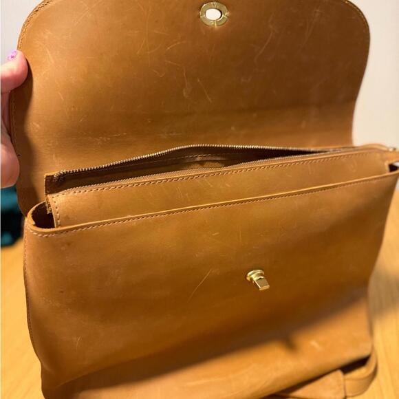 Parker Clay - Tan Leather Backpack main image 5